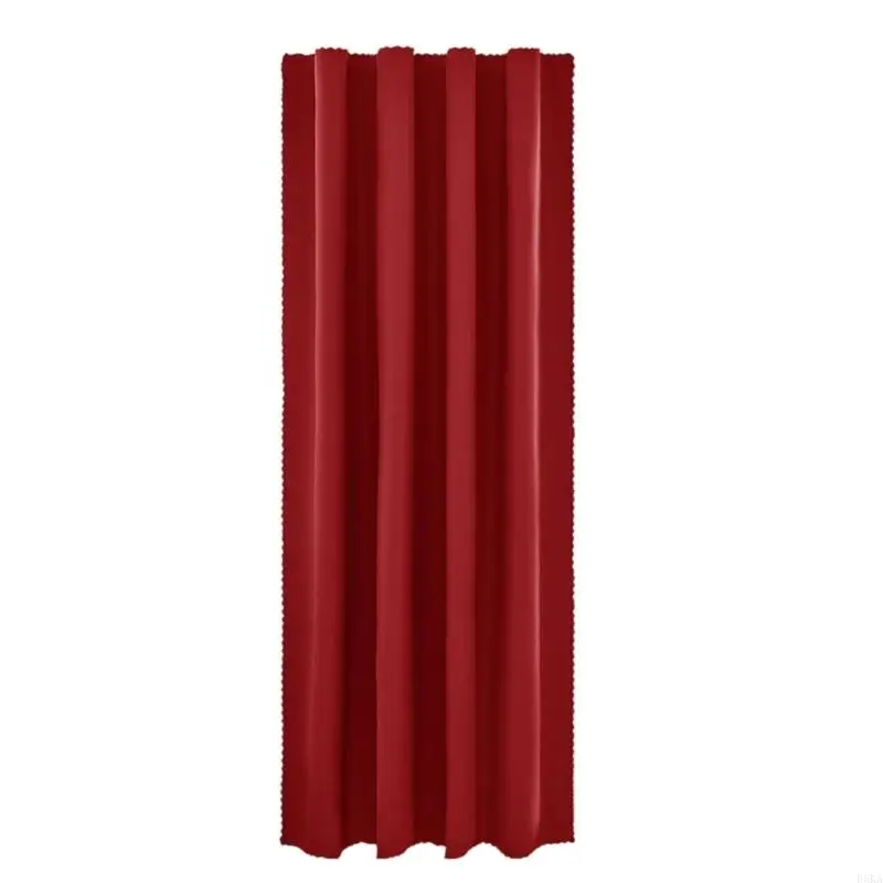  Blackouts Window Curtains Heat Insulating Soundproof Polyester Materials Easy Install Home Decoration