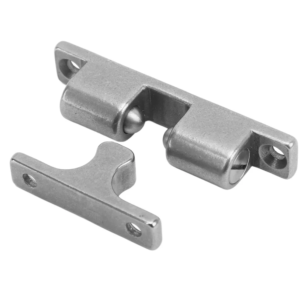 304 Stainless Steel Cabinet Tension Catch Adjustable Roller Catch Heavy Duty Catch Latch 70mm Ball Tension Roller Catch RV