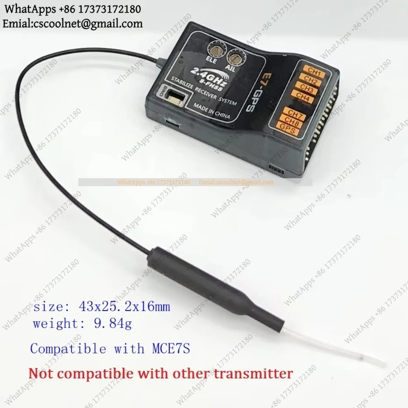 k3 Microzone RC Receiver — Multi-Protocol Compatible for Airplane Helicopter Car Multicopter