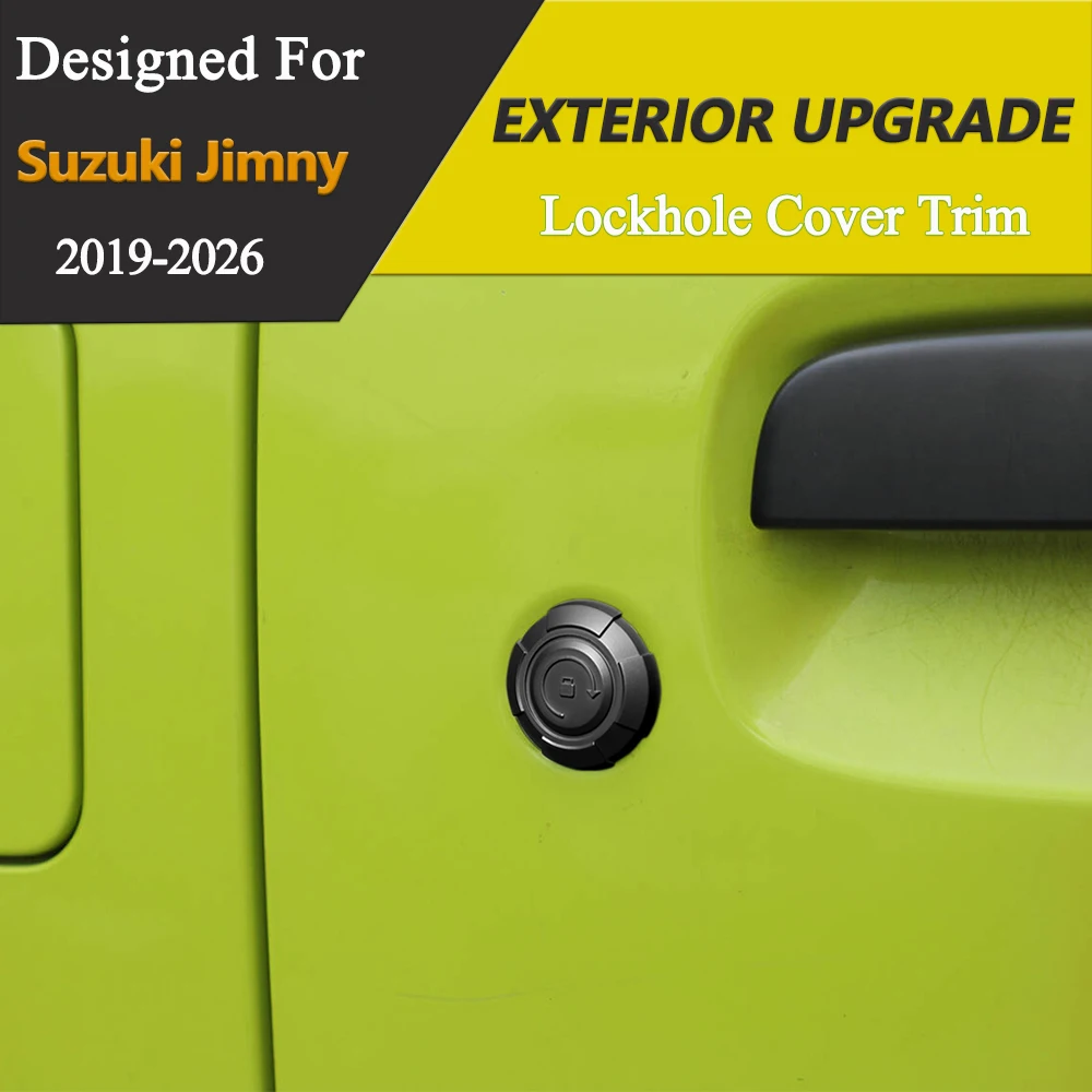 2PCS Upgraded Magnet Keyhole Cover Cap for Suzuki Jimny JB74 JB64 2019-2026 Keyhole Parts Protector Car Styling Accessories