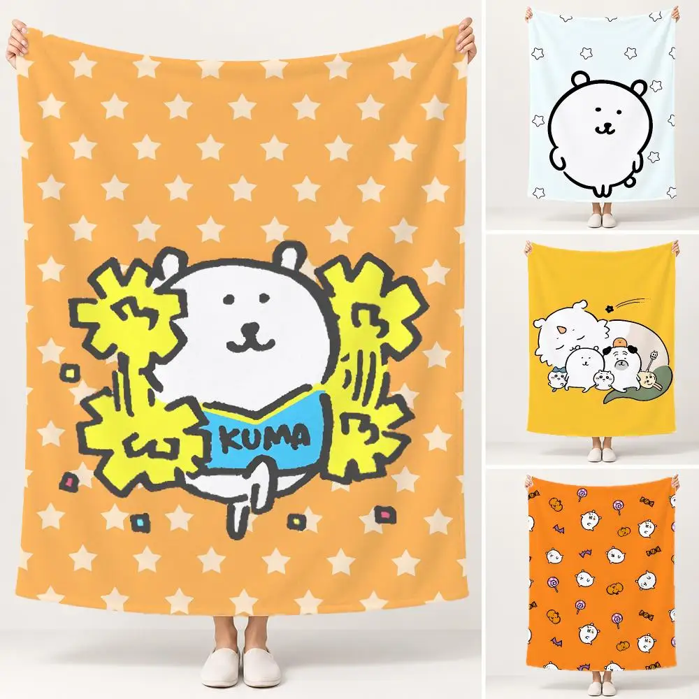 Character Joke Bear Throw Soft Plush Flannel Pet Blanket, Home Decor Cover for Sofa, Bed, Trip & Picnic