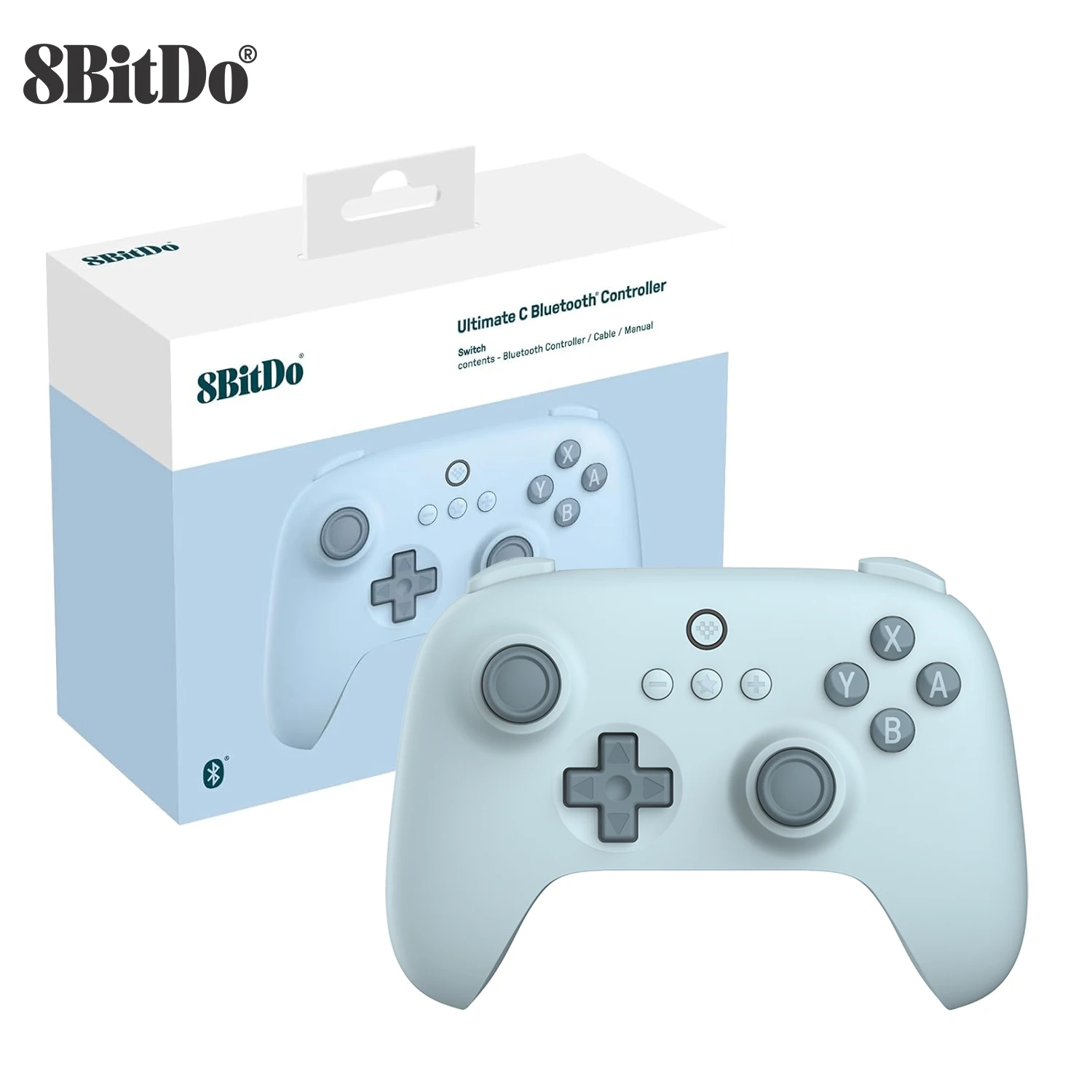 

8Bitdo Ultimate C Bluetooth Controller Gamepad Joystick with 6-axis Motion Control and Rumble Vibration for Nintendo Switch