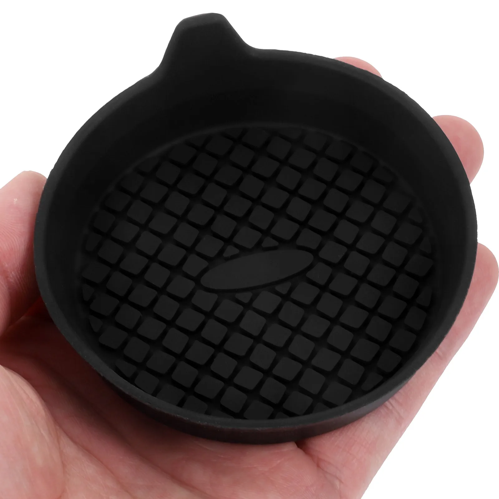 

4pcs Car Coasterssilicone Cup Holder Coasters For Car Interior Black Automotive Accessories Men'S Truck Cup Coasters Durable