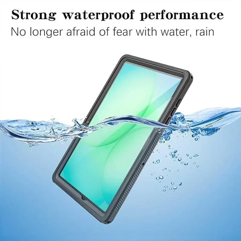 

Waterproof Case for Samsung Galaxy Tab A11 Plus 11 Inch 2025 Diving Clear With Lanyard Protection Underwater Dustproof Cover