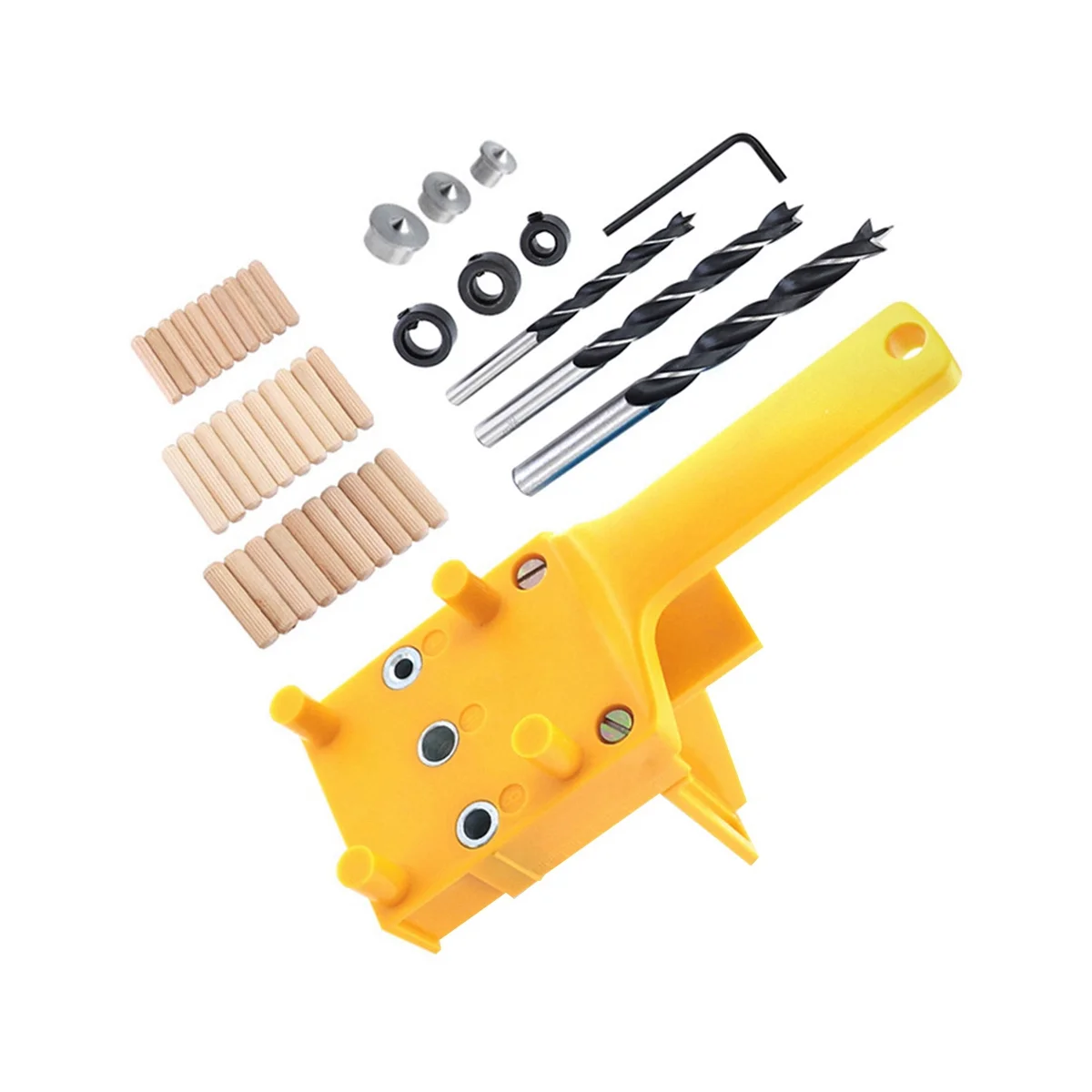 Holz bearbeitung Straight Hole Puncher 6-10mm abs Kunststoff Hand plank Puncher Holz bearbeitung Locator