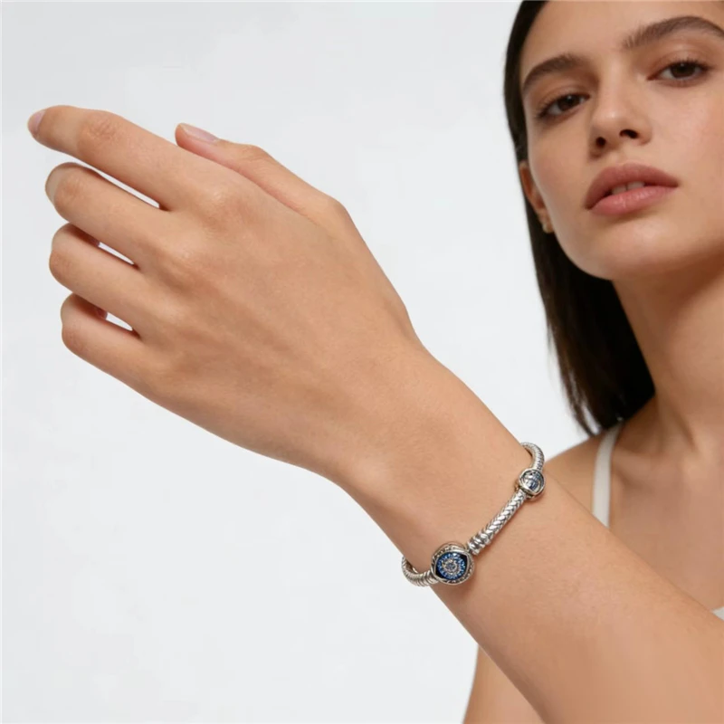 Heißer Verkauf Original 925 Silber Armband-Verlängerung Passend für Original Markenarmbänder Verlängert Damen DIY Exquisites Schmuck-Geschenk – Detail 10