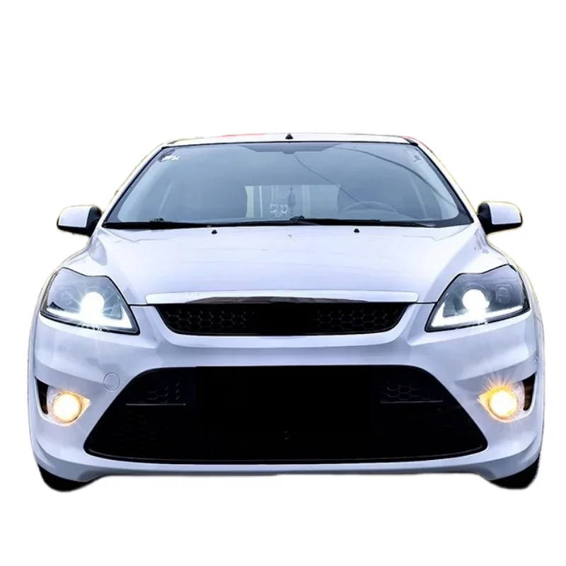 Body kit for Ford Focus 2009-2015 modified Side skirt Rear lip Front Rear bumper Front shovel Tail throat Tail wing