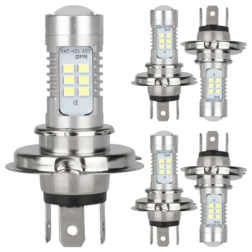 

H4 9003 HB2 Car Head Lamp Bulb Super Bright 12V Car Running Lamp 6000K 220W High Low Beam IP67 Waterproof White Aluminum 15000LM