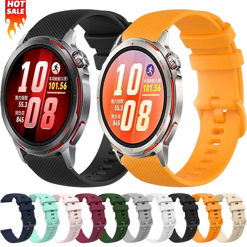 22/20mm Silikonarmband für Huawei Watch GT Runner 2 Modisches Sportarmband für Huawei Watch Ultimate 2/GT6 5 4 Pro 46mm Correa