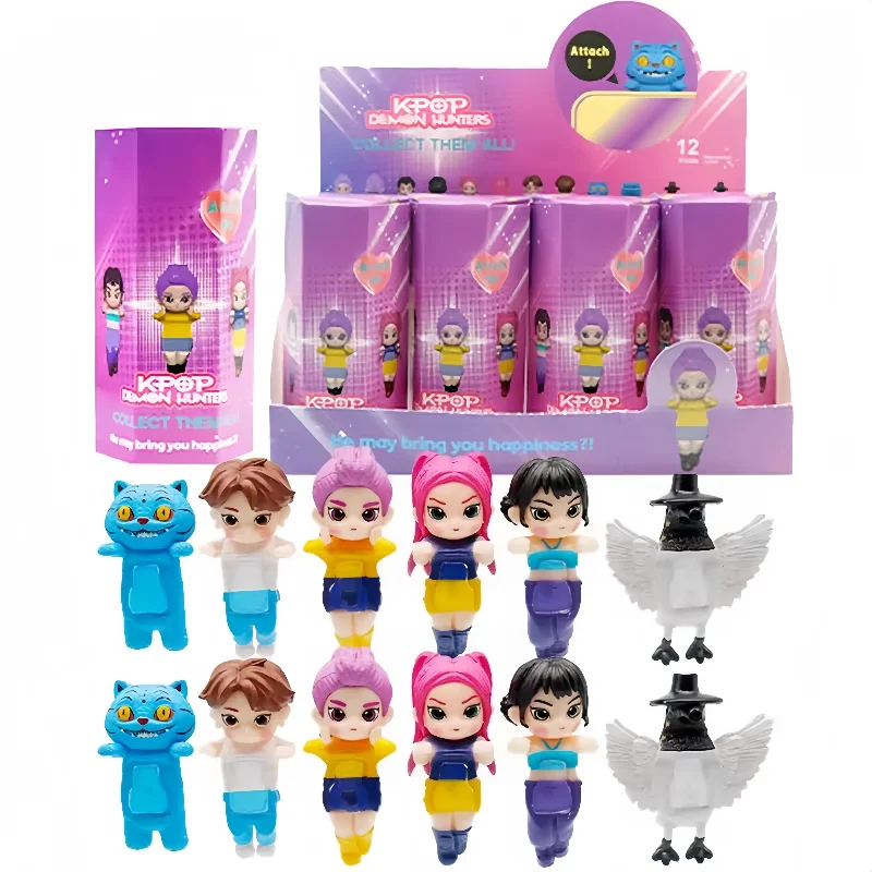 

K-pop Devil Hunters слепая коробка Demon Saja коллекционная аниме-фигурка детская вечеринка косплей игровой мультфильм охотаник декоративный рождественский подарок