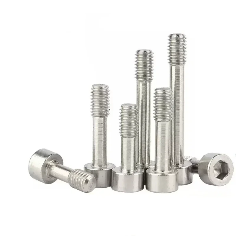 304 Stainless Steel Partially Threaded Hexagon Hex Socket Head Screws Allen Bolts Half Tooth Screw M2 M2.5 M3 M4 M5 M6 M8