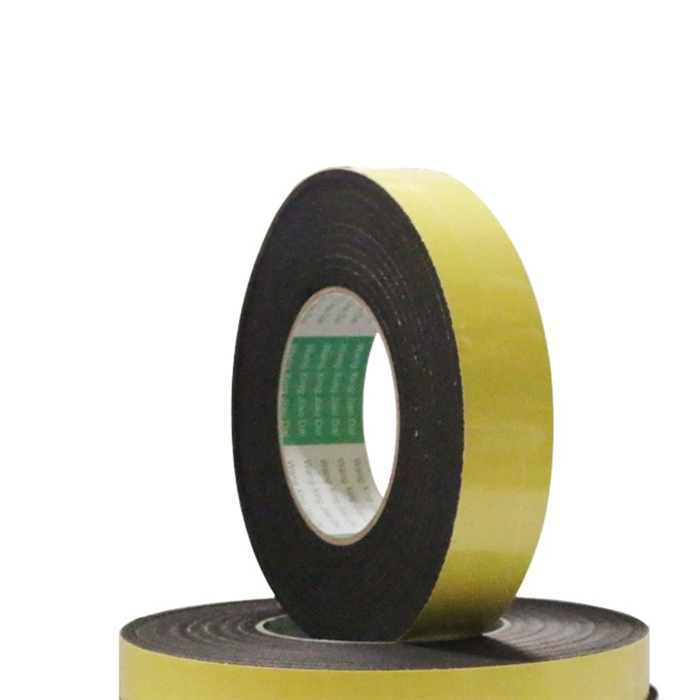3pcs 3Mm Single Sided Eva Sponge Tape Adhesive Glue Strip Weatherproof Seal Foam Tape For Door Trunk 10M Long - Image 2