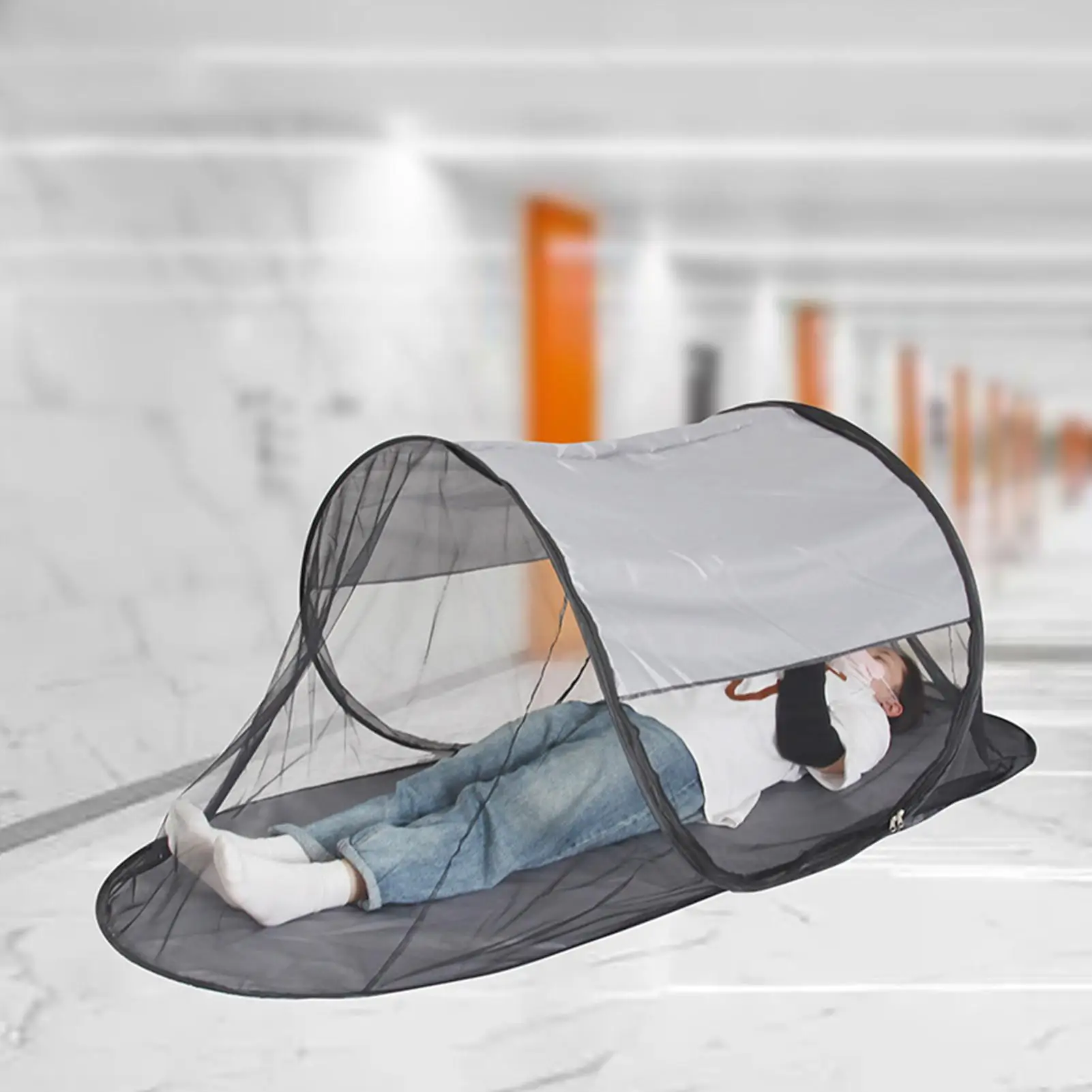 

Палатки для кемпинга, складная сетчатая палатка с напольным покрытием для одного человека, кемпинговое укрытие, портативные экранные домики для постельных принадлежностей, кемпинга