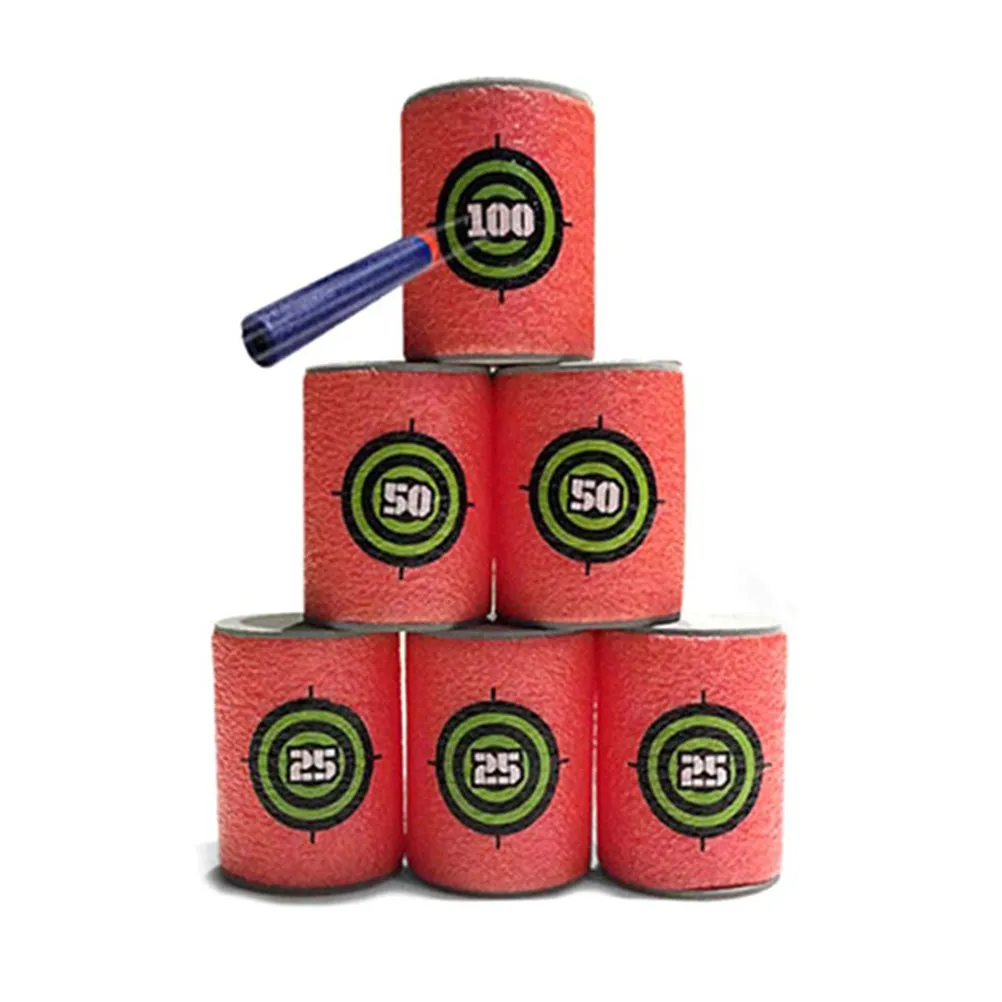 

Набор из 6 мягких мишеней из ЭВА (4,6x6,2 см) для тренировок, военных игр, модульных бластеров, для детей, для игр в помещении и на улице