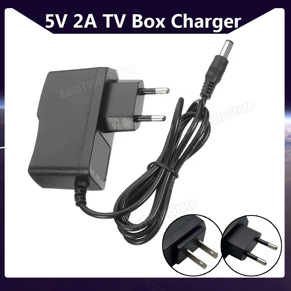 DC5V 2A Power Adapter For Android TV Box With EU/US Plug Power Supply Converter Adapter 2000mA Charger For Android X96 H96 T95