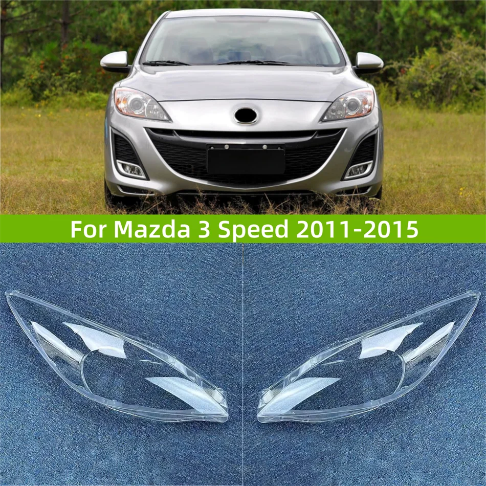 Pop For Mazda 3 Speed 2011 2012 2013 2014 2015 Car Front Headlight Cover Lens Glass Headlamps Transparent Lampshad Lamp Shell Ma