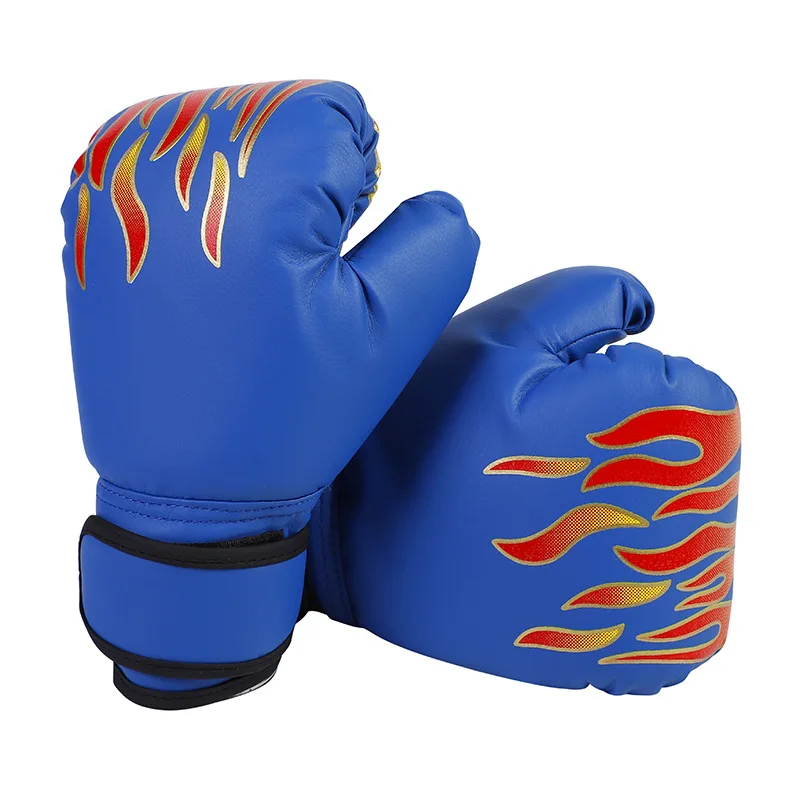 Boxhandschuhe, atmungsaktiv, PU-Leder, Kampfhandschuhe, Kinder, Boxtraining, Kickboxen, Handschuhe für Fitnessstudio, drinnen und draußen, Sport