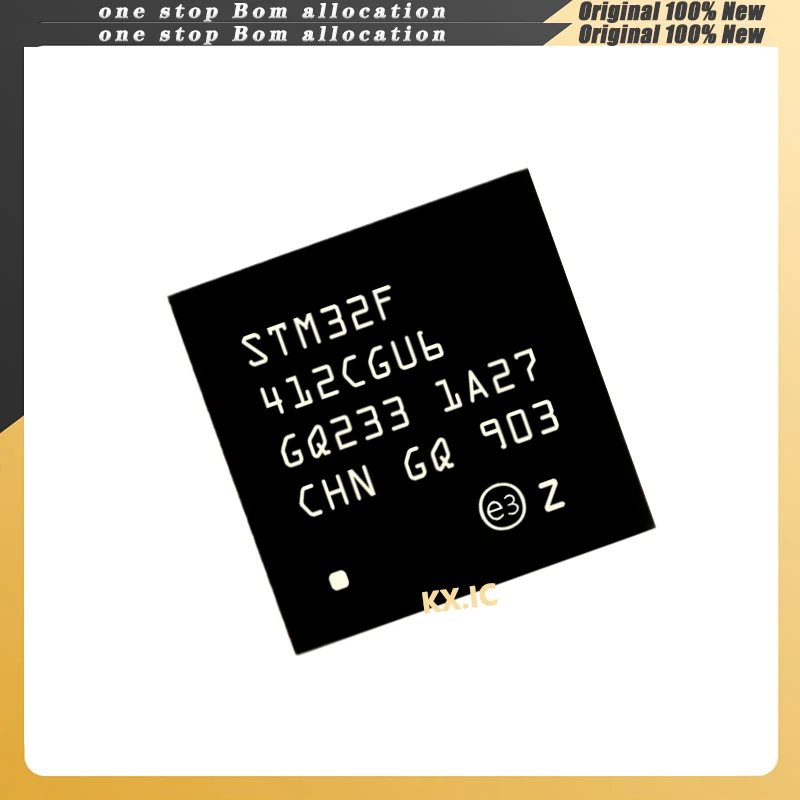 

5 шт./лот, 100% новый оригинальный STM32F412CGU6 STM32F412 TM32F412CGU6 QFN