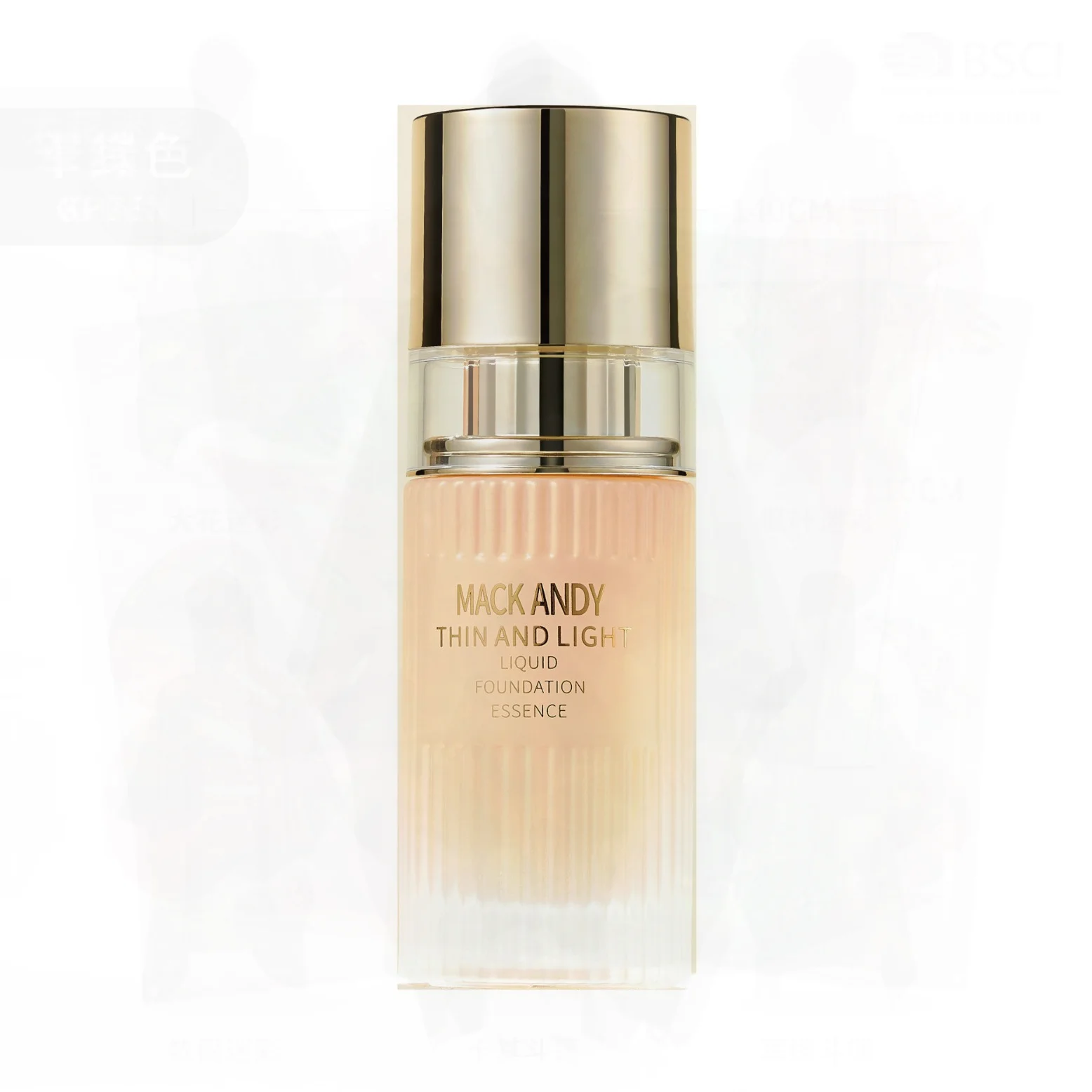 Marco Andy Liquid Foundation, 30 ml, glatter, nicht klebender Concealer für Frauen, hellt den Hautton auf, schweißbeständig, elfenbeinweiß