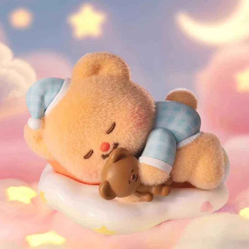 

52TOYS Butter Bear Little Wish Series Blind Box Action Figure Collectible Toy Home Decoration Birthday Gift For Kids