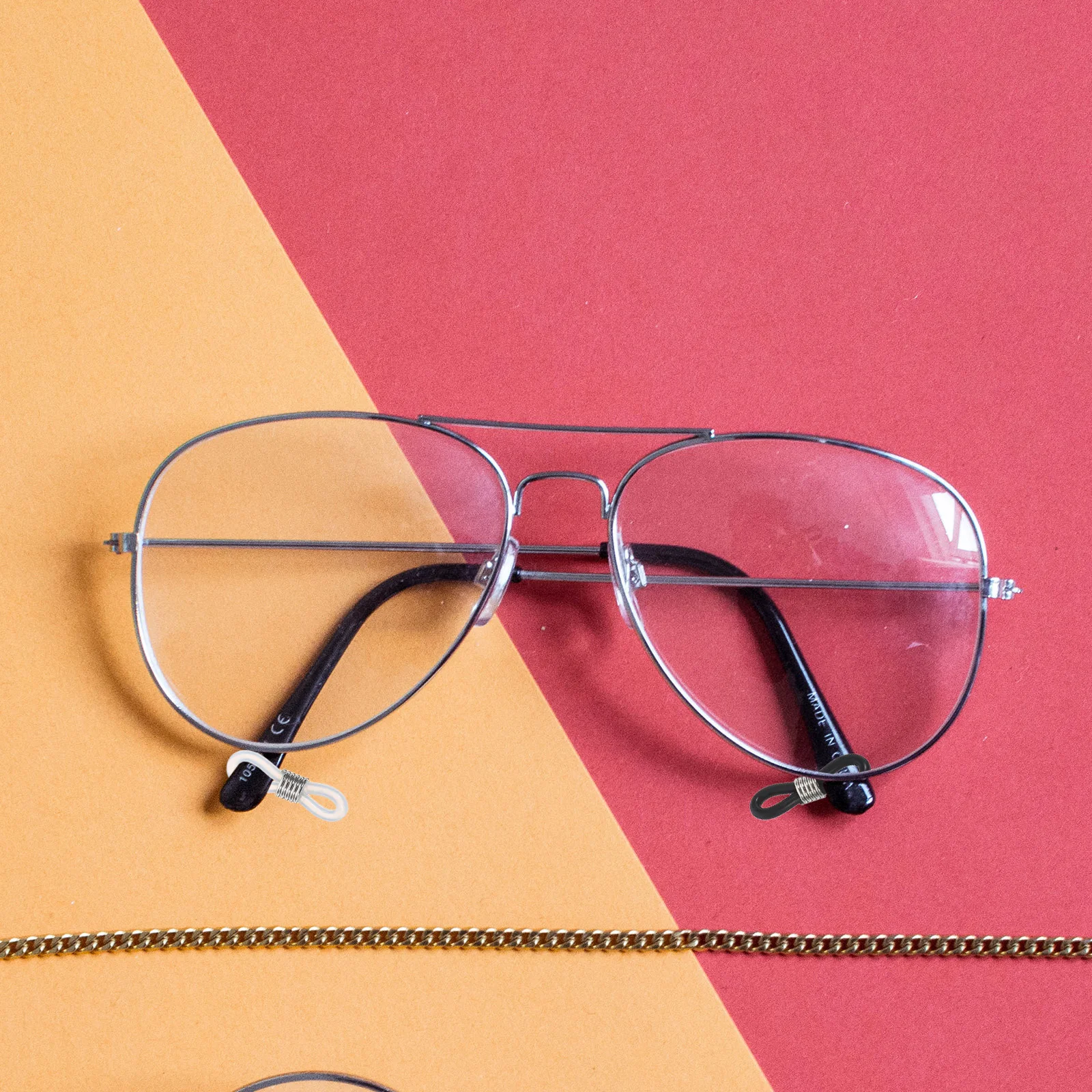 

12Pcs Eyeglass Holder Chain Connector Rubber Rings Anti-Slip Fit for Glasses Cord Adjustable Secure Ends 6 Black 6 White