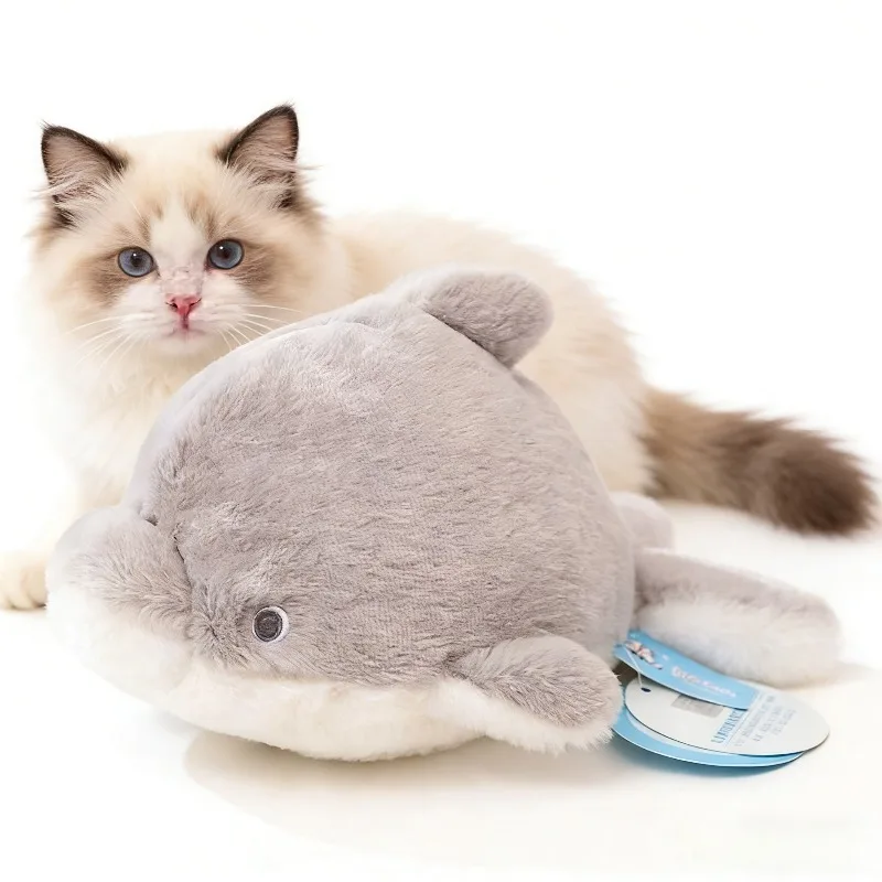 

Милая плюшевая игрушка-кит-орка для домашних животных: мягкий, уютный компаньон для собак и кошек, нетоксичный, гипоаллергенный, легкий и комфортный.