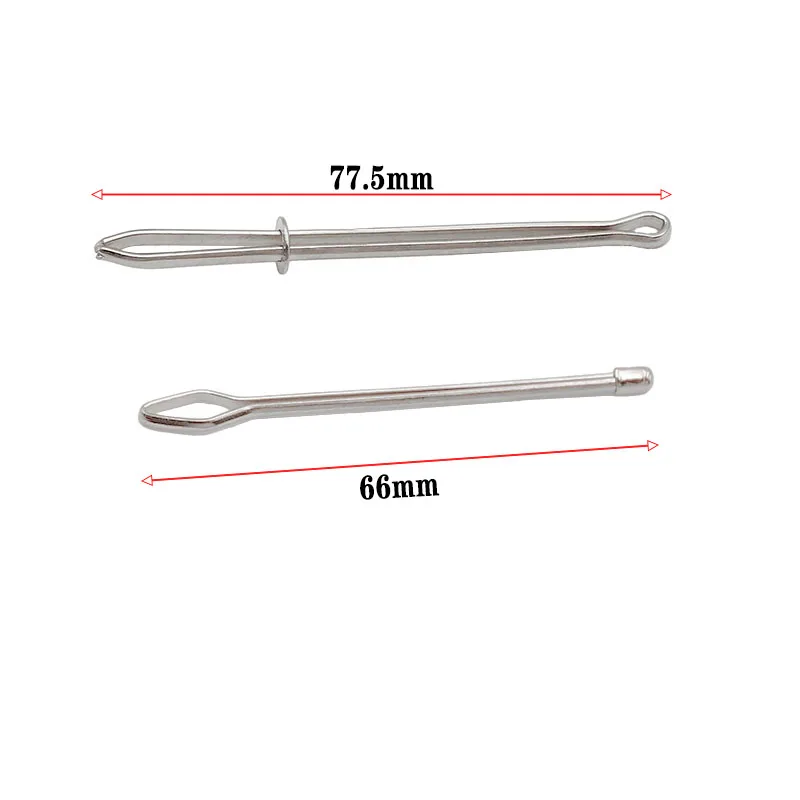 2pcs Steel Garment Clips Sewing DIY Tools Elastic Band Tape Punch Portable Thread Needle Cross Stitch Threader Elastic Clamp