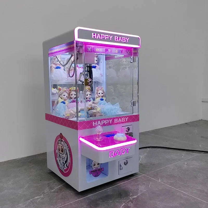Single boutique doll machine, doll grabbing machine, household clip candy machine, clip doll, small coin-operated