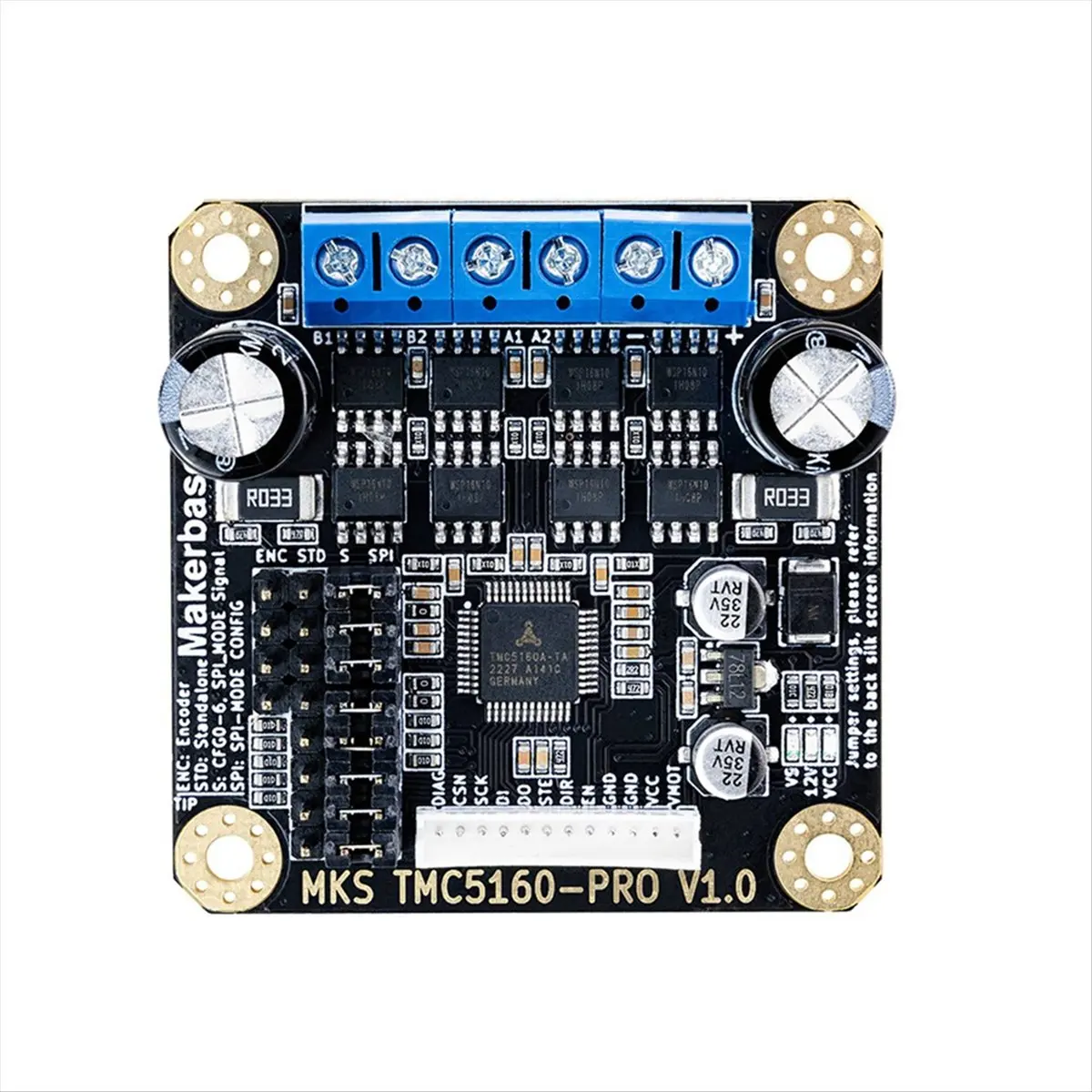 SCLS  TMC5160-PRO Stepper Motor Driver High Valtoge 8-60VDC SPI Mode for Klipper 3D Printer Parts