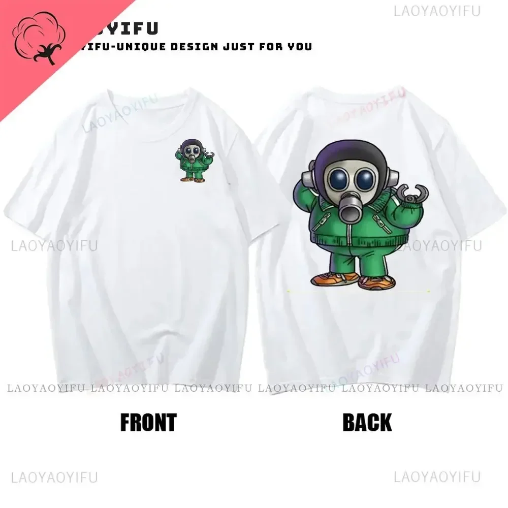 Manga Fan Clothing Souvenir T-shirt Toriyama Akira Signature Tees Toriyama Akira Robot Self-portrait Printed Cotton T Shirt