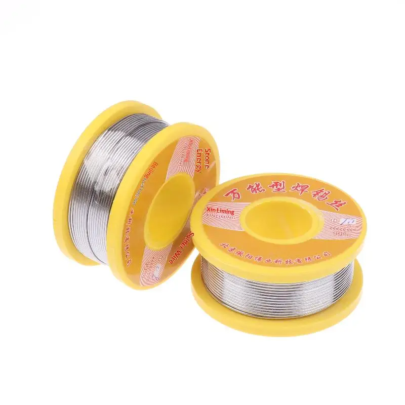 Hot  50G Tin Wire Soldering Wire With Flux Melt Rosin Core Solder Roll No-clean Electrical Repair Solder For Soldering 0.8/1.0mm