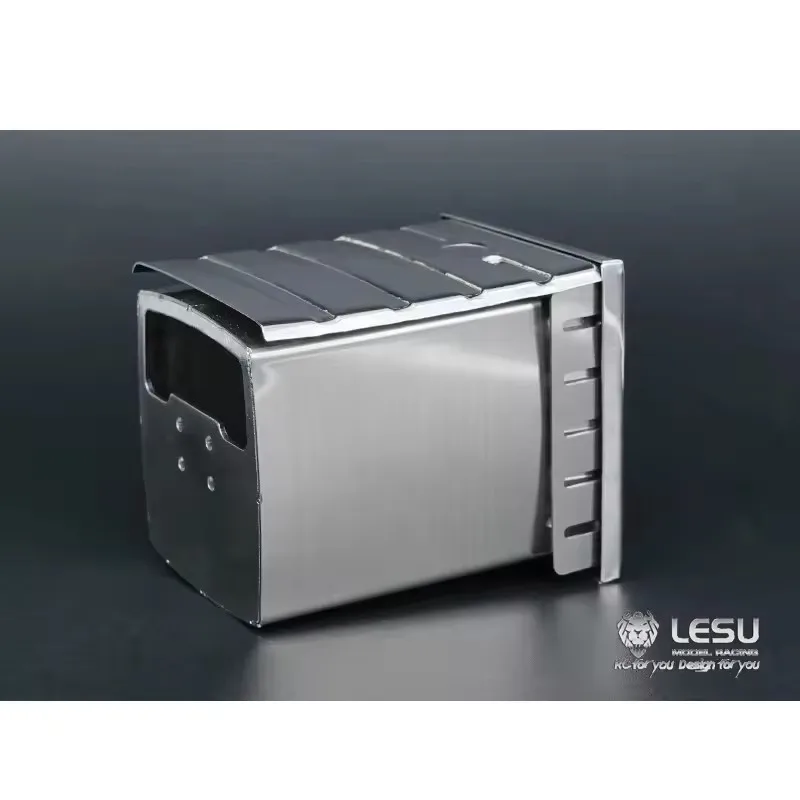 LESU model  For 1/14 truck stainless steel exhaust accessories Tamiya tractor dump truck model G-6149 Rc Accessories