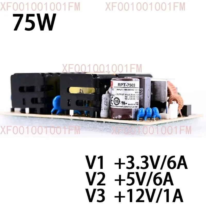 75W Medical Bare Board Power Supply - RPT-75A/75B/75C/75D/7503 Model with 5V/12V/24V Output