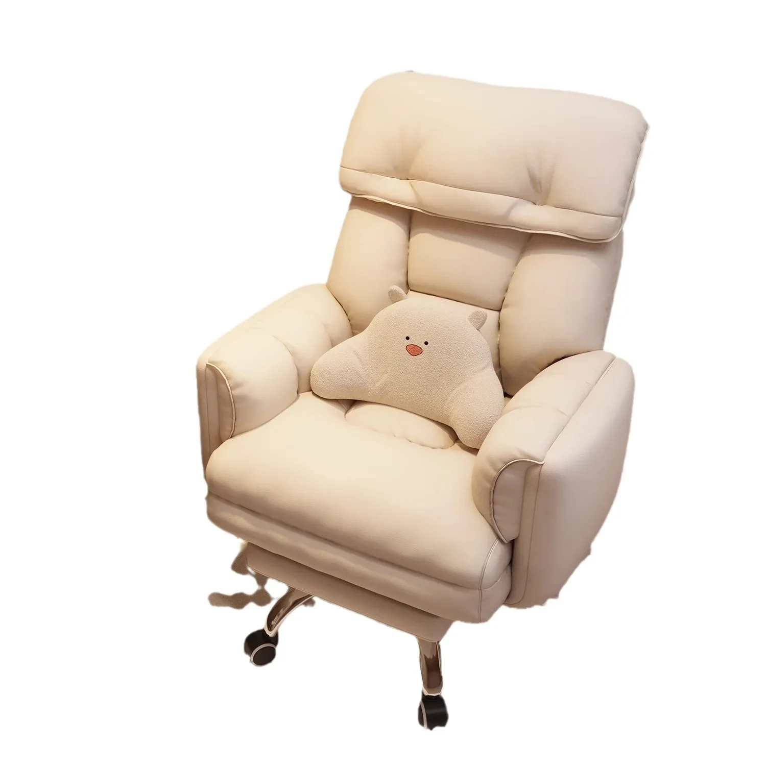 

-For Comfortable Game Chair Computer Chair Gaming Backrest For Office Bedroom A48&