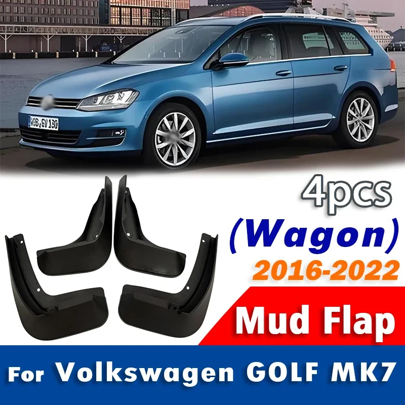 For Volkswagen VW Golf 7 MK7 Estate Variant wagon Mudguard Mudflaps Fender Mud Flap Guards Splash Mudguards Car Accessories 4x