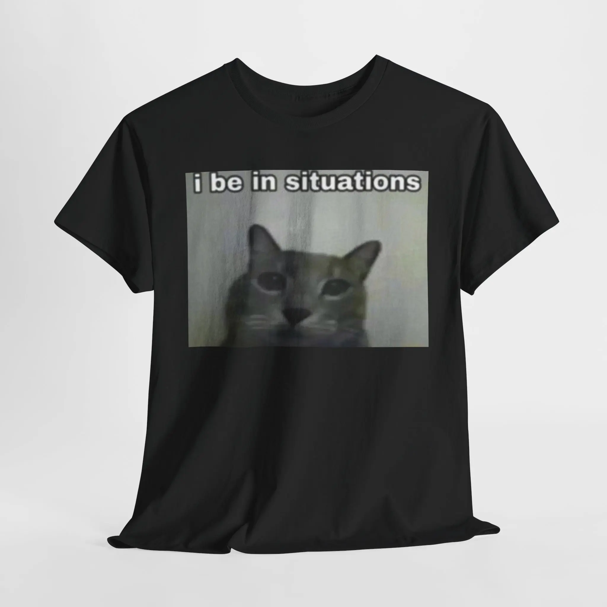 I Be In Situations Male Or Female Cotton T Shirt 6 Colors Available Funny Parody Meme