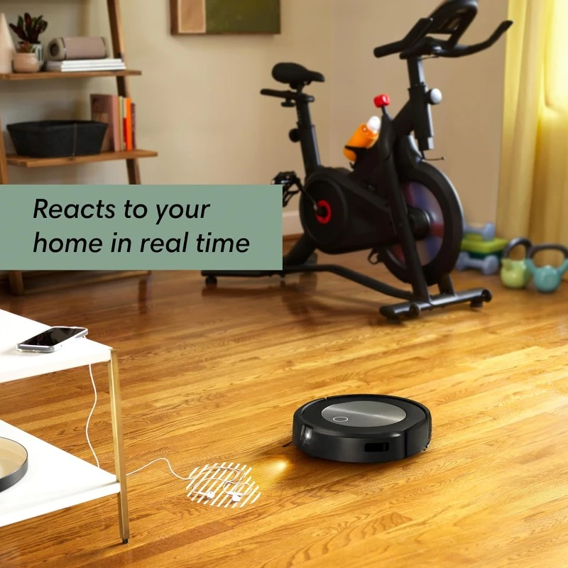 Self-Emptying Robot Vacuum – Uses PrecisionVision Navigation to Identify & Avoid Objects Like Socks, Shoes, & Pet Waste