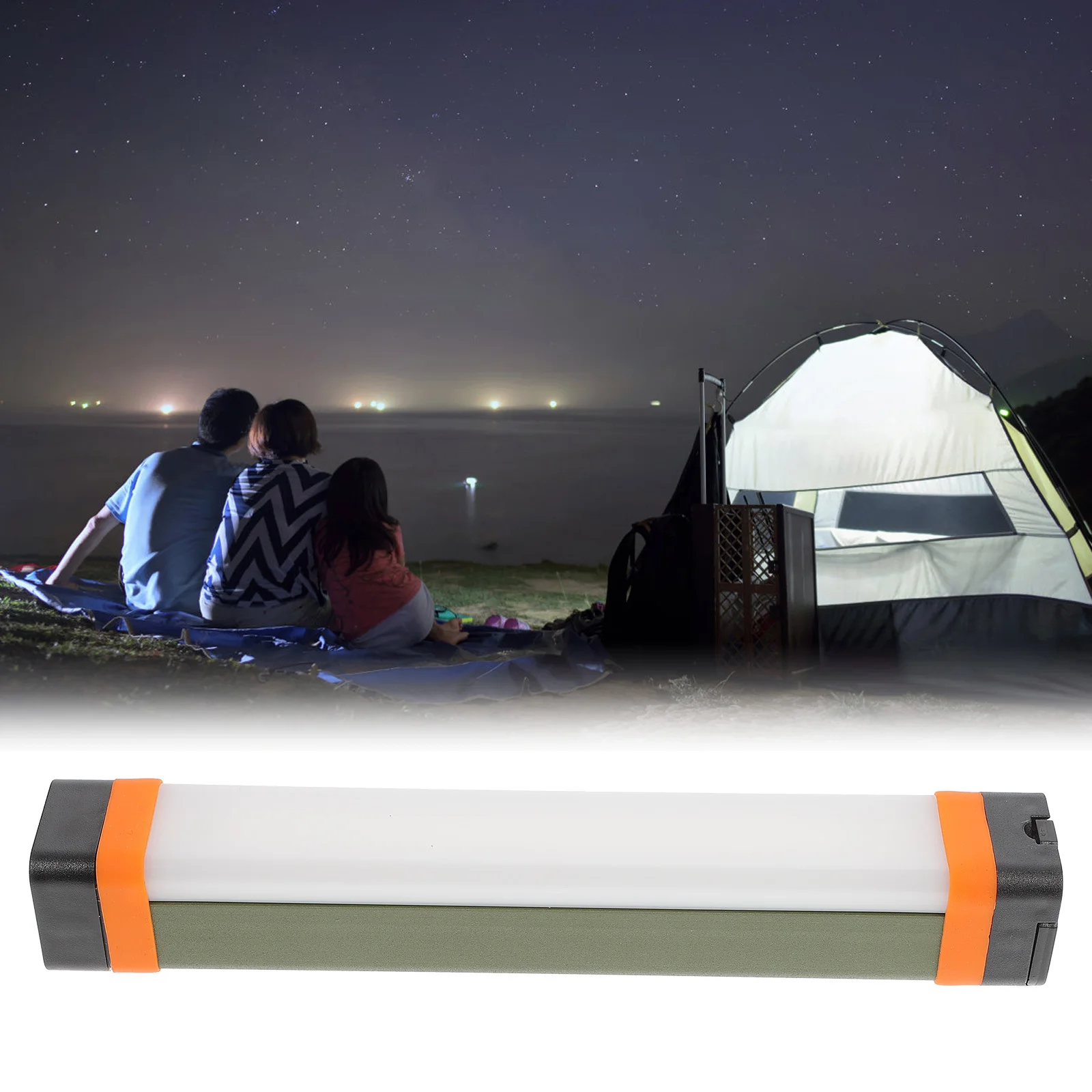 1Set LED USB مصباح التخييم العملي دائم المحمولة الألومنيوم مصباح خيمة السفر في الهواء الطلق أداة الإضاءة في حالات الطوارئ #6