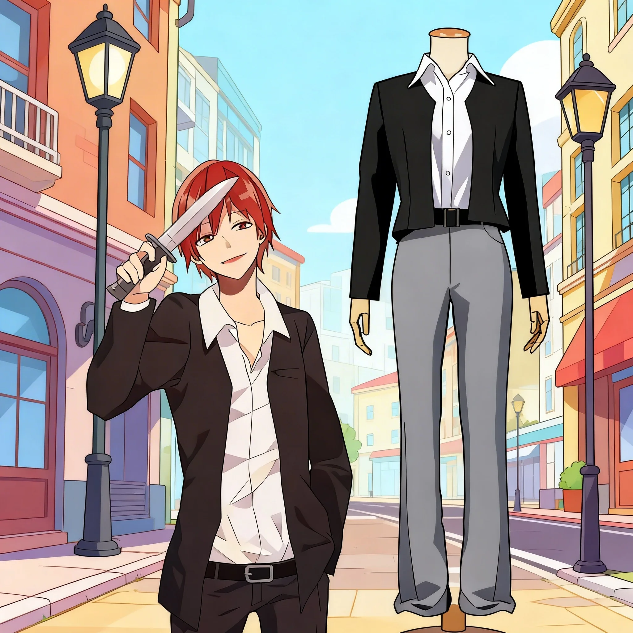 

Assassination Classroom Class 3-E Karma Akabane Suit kids costume Cosplay Costume