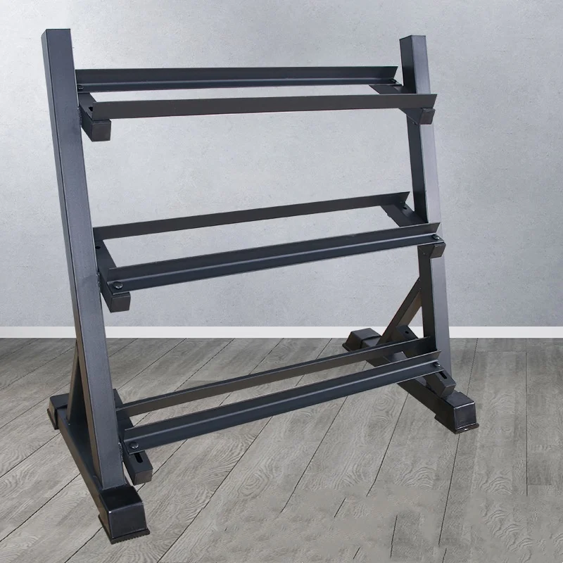 

3 Tier Stand Gym Equipment Fitness Weight Set Bar Custom Equipment Dumbbell Rack