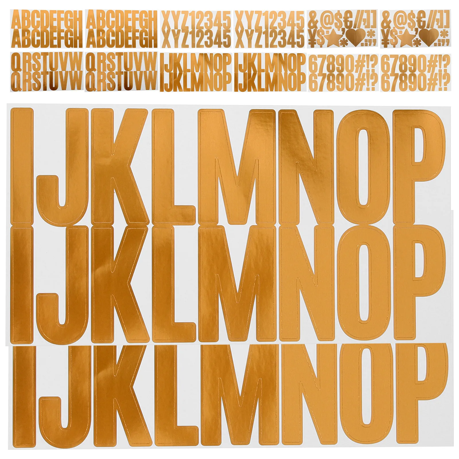 

24Pcs Alphabet Stickers Letters English Letters Decals Self-Adhesive Vinyl Letter Stickers for DIY Mailbox Car Decor Removable