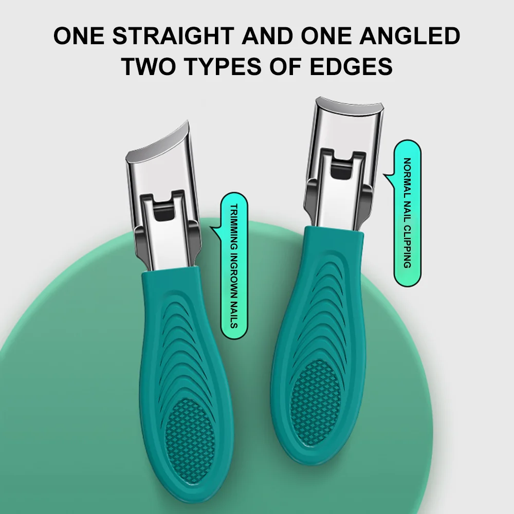 Heavy-Duty Nail Clipper with Large Opening and Anti-Splash Design Sharp Blade Ideal for Men&Women’s Professional Pedicure Need
