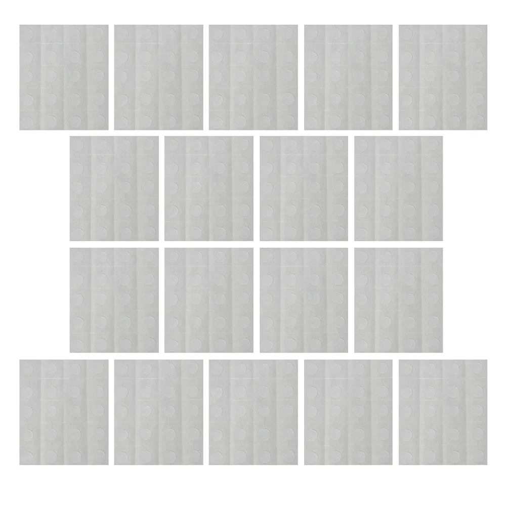 

25 Sheets Double Sided Adhesive Dots Removable Clear Stickers No Trace Round Dot Stickers for Crafts Photos Balloons Poster