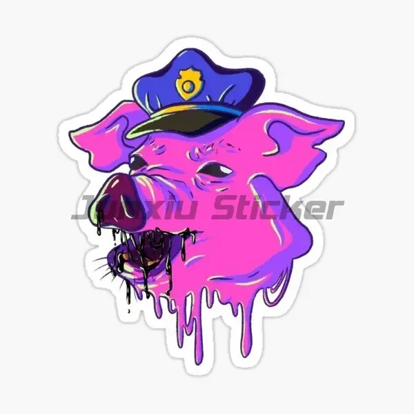 Stupid Police All Cops Are Bastaros ACAB Sticker for Wall Room Car Motorcycle Camper Van Bicycle Laptop Window Waterproof Decal