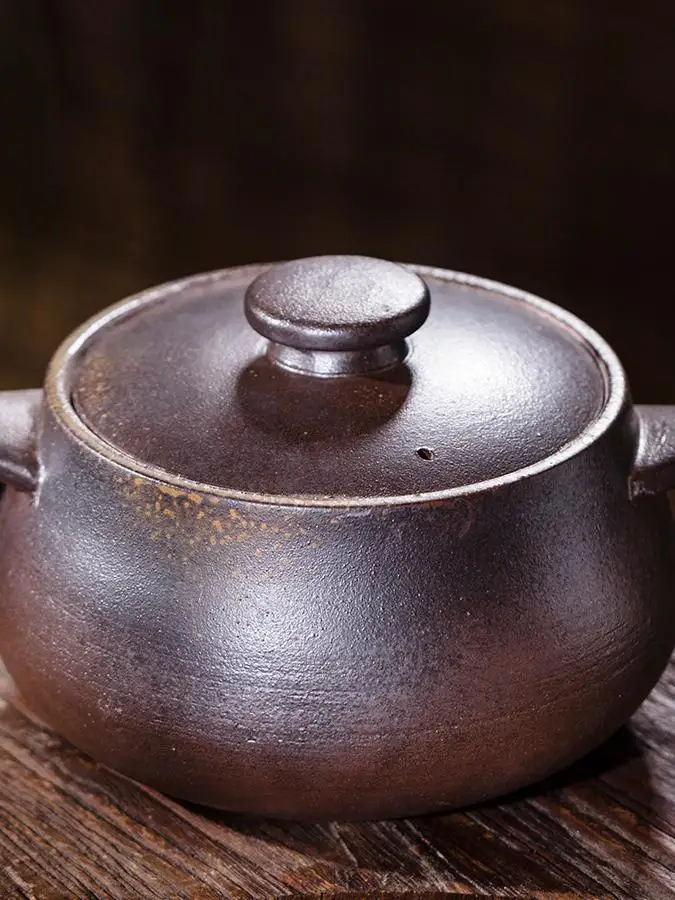 

Large Size Cerc Sand Pot Soup Pot Traditional Charcoal Burning Stove Gas Stove Cerc Stove Soup ing Pot