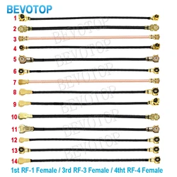 10PCS RF Cable u.FL-1/MHF-4/MHF-3 Female to Female Pigtail RF1.13/RF0.81/RF1.37/RG178 Coaxial Jumper 3G 4G Extension Cable