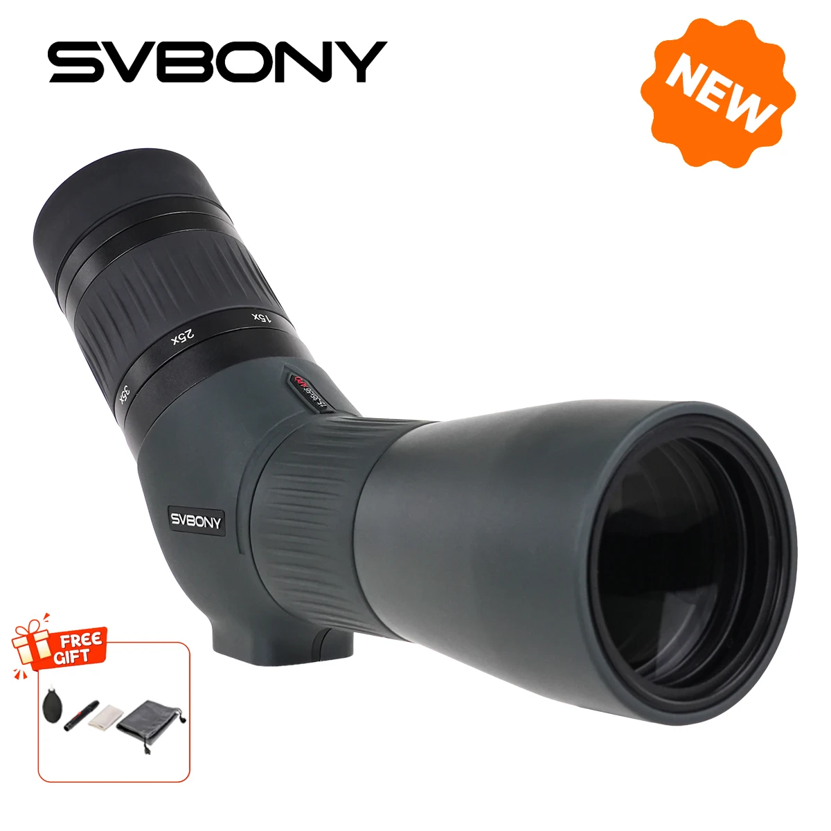 Svbony SA401PRO 15-35x56 ED APO Spektiv Weitwinkel Magnesiumlegierung Gehäuse IPX7 Leichtes Teleskop für Vogelbeobachtung