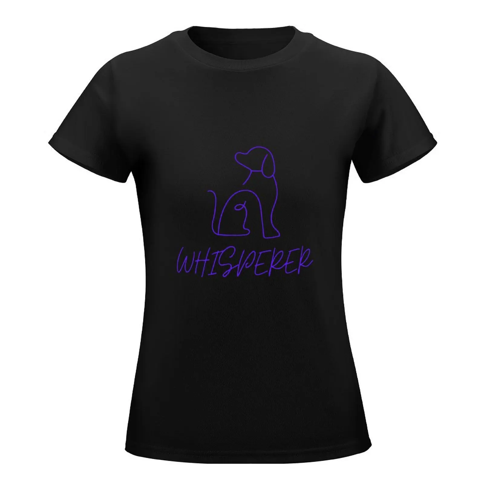 Dog whisperer T-Shirt aesthetic clothes female Short sleeve tee hippie clothes Women tops