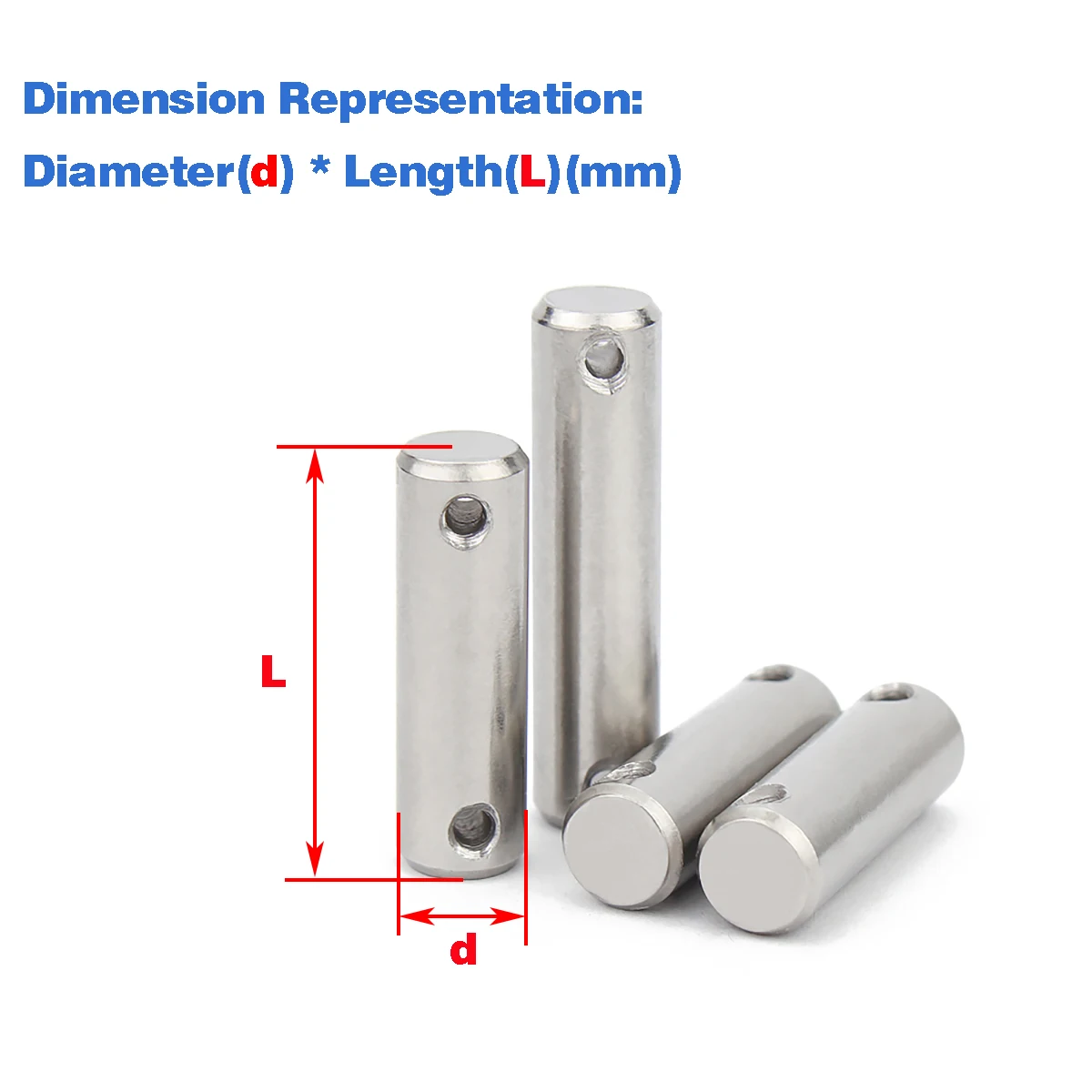 

304 Stainless Steel Locating Cylindrical Pin With Hole M4M5M6M8M10