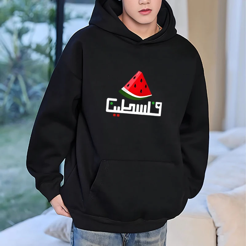 

Watermelon Printed Hoodie Men women Autumn Long Sleeve Casual Pullover Fleece vintage Sweatshirt Bodywarmer Streetwear Unisex